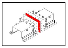 stainless steel drainage channels connected with silicone flange